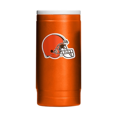 Logo Brands Cleveland Browns Flipside Powder Coat Slim Can Coolie 608-S12PC-34